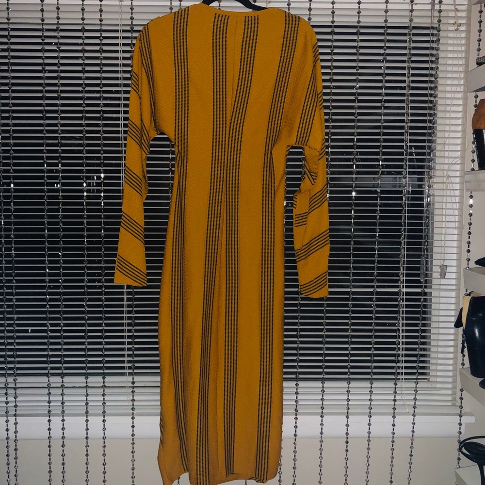 Z A R A Gold/Black Dress NWOT SzM
